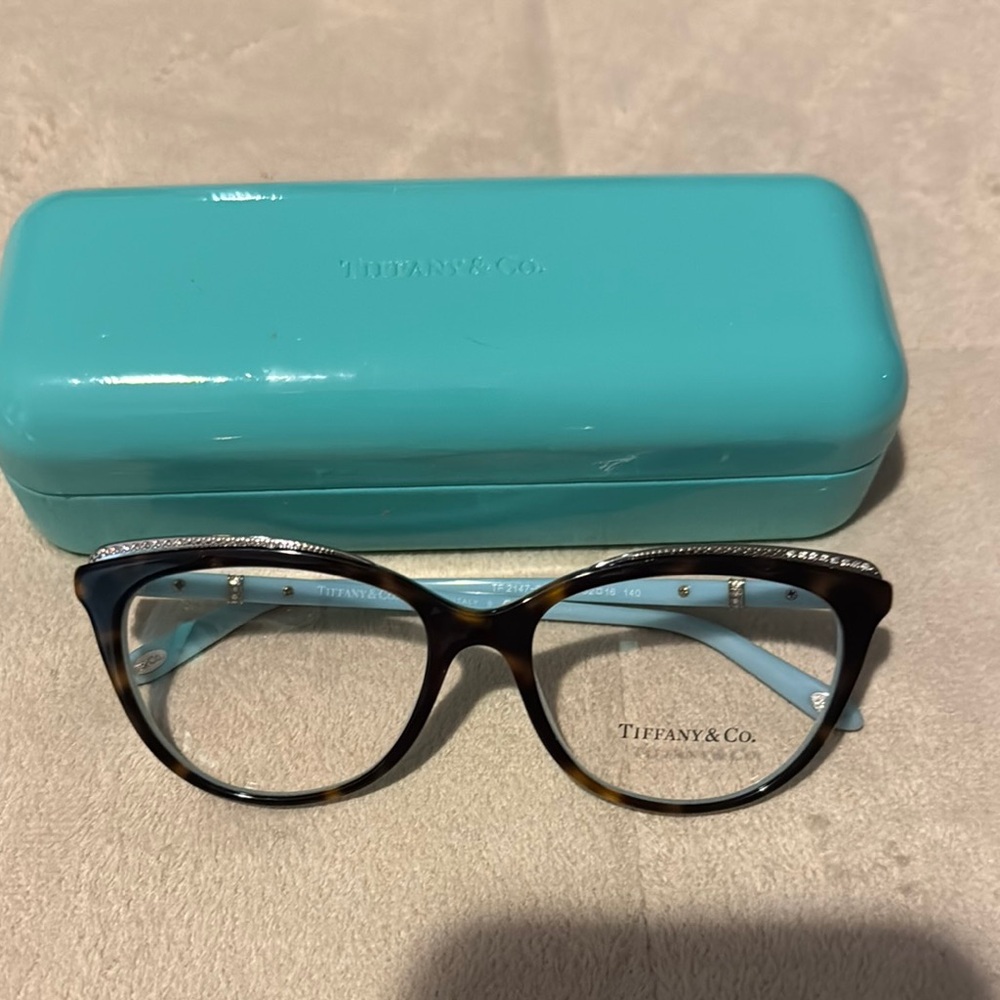Tiffany & Co. Brown and Blue Glasses
